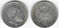 Wurttemberg / Wuerttemberg 3 Mark Wilhelm II -