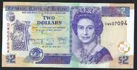 Belize 2 Dollars Queen Elysabeth -