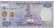 Rwanda 2000 Francs National Bank of Rwanda -