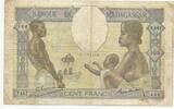 Madagascar / Malagasy 100 Francs N.D. 1937-47 signé P. Chaudin T.567 F.S 568.97 元 含税 ＋  83.67 元 运费