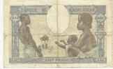 Madagascar / Malagasy 100 Francs N.D. 1937-47 Signé P. Chaudin O.667 S 568.97 元 含税 ＋  83.67 元 运费