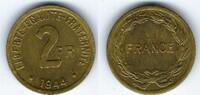 France / Frankreich 2 francs Philadelphie France libre -