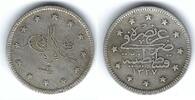 Turquie / Turkey / Turkeï 2 Kurush AH 1327 An 2 Muhammad V S 100.41 元 含税 ＋  83.67 元 运费