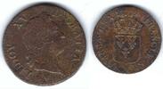 France / Frankreich / Strasbourg / Straßburg Sol à la vieille tête Louis XV (1715 - 1774) -