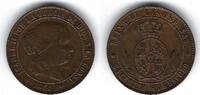 Espagne / Spain / Spanien 2 1/2 Centimos Isabel II -