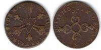 France / Frankreich / La Rochelle 6 Deniers dits Dardenne Louis XIV (1643 - 1715) -