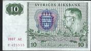 Suède / Schweden 10 Kronor Sveriges Riksbank -