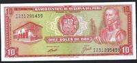 Pérou / Peru 10 Soles De Oro 16/10/1970 Banco Central De Reserva Del Per... 12.53 元 含税 ＋  83.51 元 运费