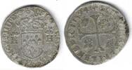 France / Frankreich / Riom Douzain aux 2 H Henri IV (1589 - 1610) -