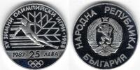 Bulgarie / Bulgaria 25 Leva J.O. de Cagliary (Ski) -