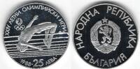Bulgarie / Bulgaria 25 Leva J.O. de Séoul (saut en hauteur) -