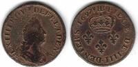 France / Frankreich / Strasbourg / Straßburg 4 Deniers Louis XIV ( 1643 - 1715) -