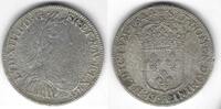 France / Frankreich / Paris 1/2 écu mèche courte Louis XIV ( 1643 - 1715) -