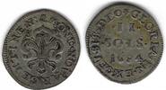 France / Frankreich / Strasbourg / Straßburg 2 Sols Louis XIV ( 1643 - 1715) -