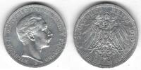 Prusse / Preussen / Prussia 3 Mark Wilhelm II -