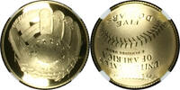 2014-W American Baseball Hall of Fame Commemorative $5 Gold Coin PF70 -