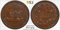 German East Africa 5 Heller -