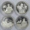 China (Volksrepublik) 4 x 10 Yuan Great personalities - Homer, Shakespeare, Beethoven and Edison -