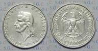 Drittes Reich 2 RM 175th anniversary of Schiller's birthday -
