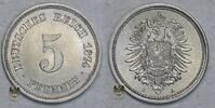 Kaiserreich 5 Pfg Currency issue - Small Eagle -