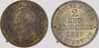 Altdeutschland Sachsen 2 Neugroschen King John -