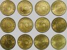Drittes Reich 10 Pfg Lot of 12 coins -