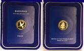 Bahamas 50 Dollars Gold Original issue by Franklin Mint -