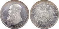 Kaiserreich Sachsen-Meiningen 3 RM Georg II (Long Beard) -