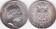 Deutschland, 2 Mark, 1904, Kaiserreich, Sachsen, Königreich, Georg, 1902... 1,004.95 元 含税 ＋  209.37 元 运费