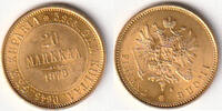 Finnland, 20 Markkaa, Zar Alexander II.,1855-1881, -