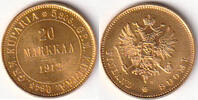 Finnland, 20 Markkaa, Zar Nikolaus II.,1894-1917, -