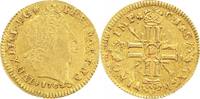 Frankreich Louis d'or aux 4 L Gold Ludwig XIV. 1643-1715. -