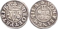 Braunschweig-Wolfenbüttel Feinsilber-2-Mariengroschen Friedrich Ulrich 1613-1634. -