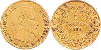 Frankreich 5 Francs Gold Napoleon III. 1852-1870. -