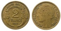 Frankreich 2 Francs AlBr Morlon -