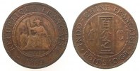 Französisch Indochina 1 Cent Br Gad.5 -