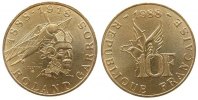 Frankreich 10 Francs AlBr Garros -