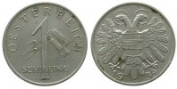 Österreich 1 Schilling KN erste Republik, 1919-1938, fleckig -