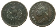 Nova Scotia 1 Penny-Token 1832 Ku Georg IV ss 280.30 元 含税 ＋  230.10 元 运费
