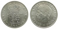 Schweden 2 Kronen KN Gustav VI -