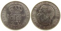 Schweden 2 Kronen KN Gustav VI -