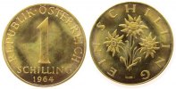 Österreich 1 Schilling AlBr 2. Republik -