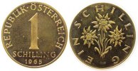 Österreich 1 Schilling AlBr 2. Republik -