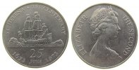 St.Helena + Ascension 25 Pence KN Elisabeth II, St.Helena - Segelschiff -
