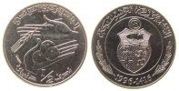Tunesien 1/2 Dinar KN . -