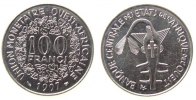 West Afrik. Staaten 100 Francs Ni Sägerochen -