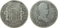 Peru 2 Reales 1817 Ag Ferdinand VII, Lima, J.P. schön 334.69 元 含税 ＋  230.10 元 运费