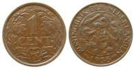 Niederlande 1 Cent Br Wilhelmina I -