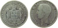 Griechenland 1 Drachma Ag Georg I -