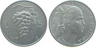 Italien 5 Lire Al Weintrauben -